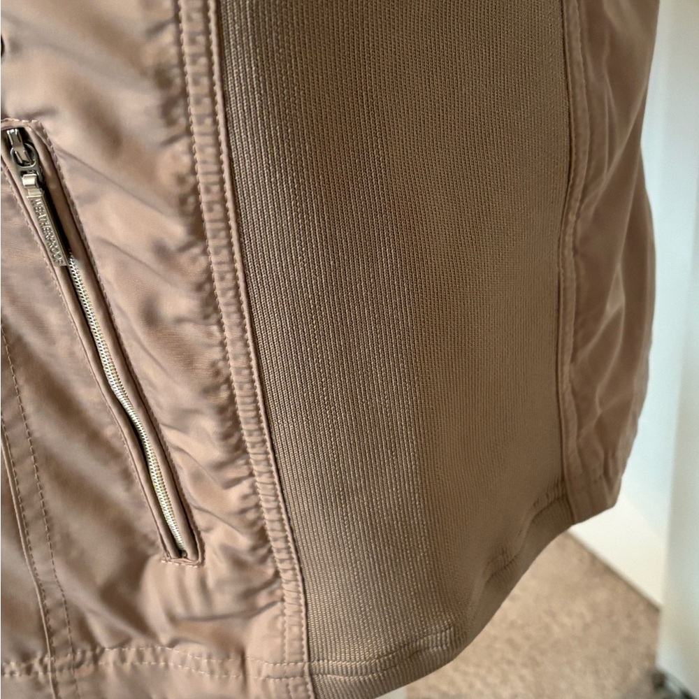 WEATHERPROOF Tan Zip Front Jacket Size Large - Picture 4 of 10
